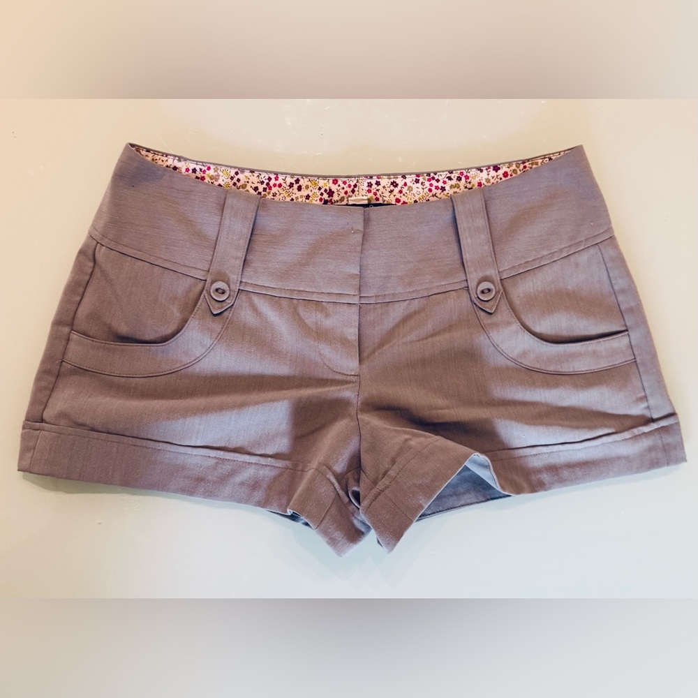 Stylish Gray Women's Shorts